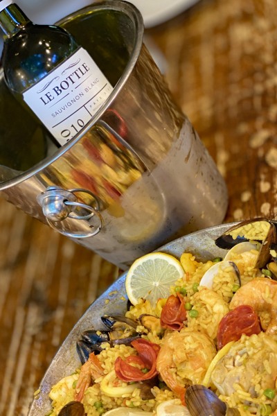 Paella en le bottle